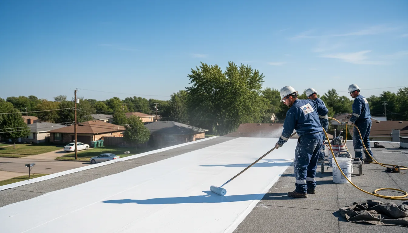 Commercial roof coating in Dalzell, SC near me